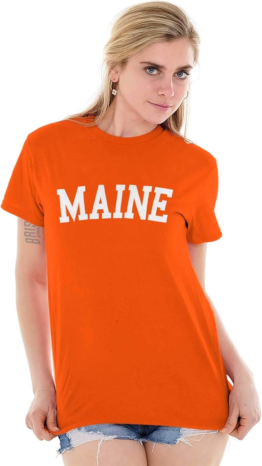 image:imageUSA State Simple Traditional Classic Graphic T Shirt for Men or WomenOrange
