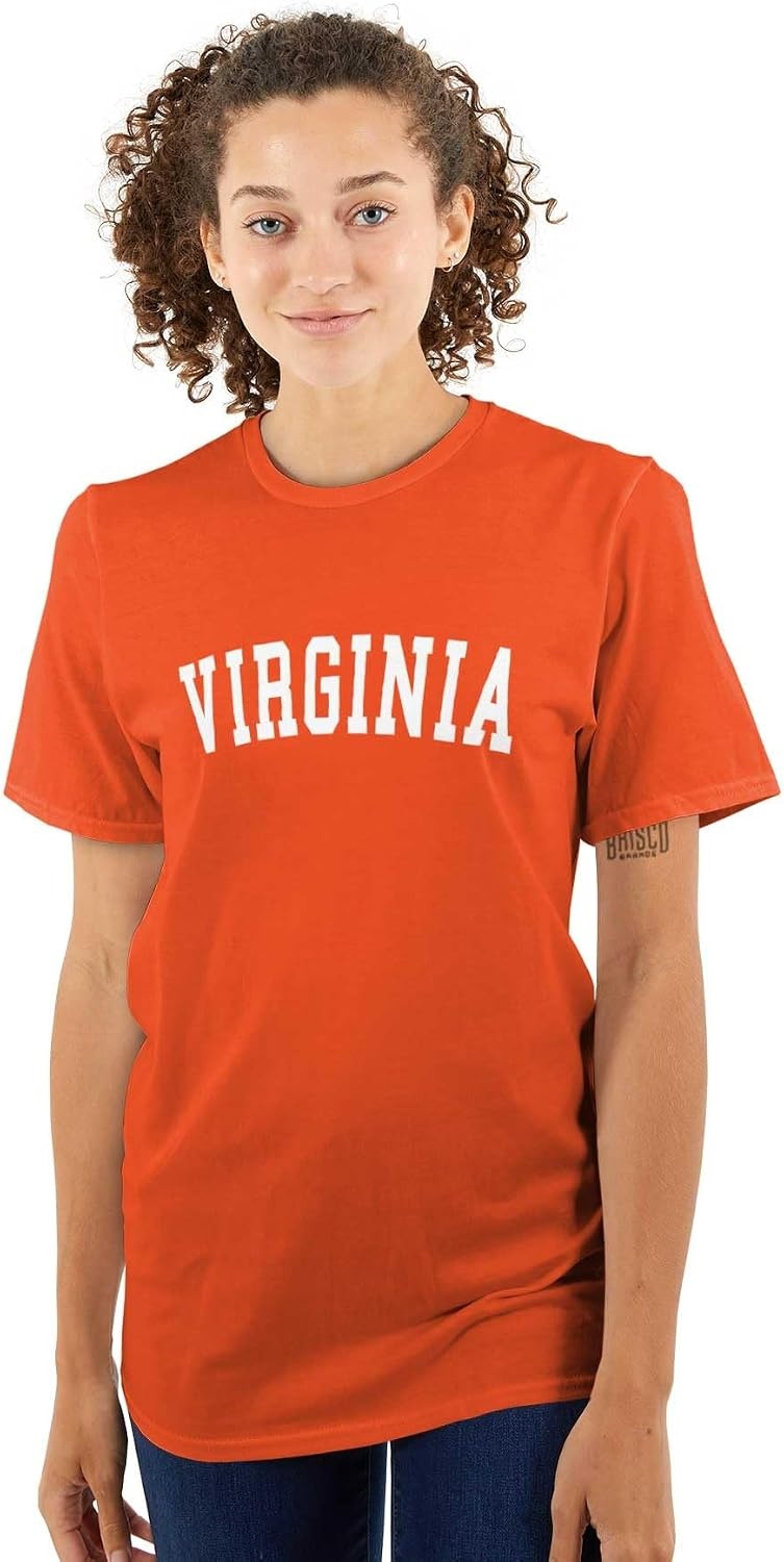 image:imageUSA State Simple Traditional Classic Graphic T Shirt for Men or WomenOrange