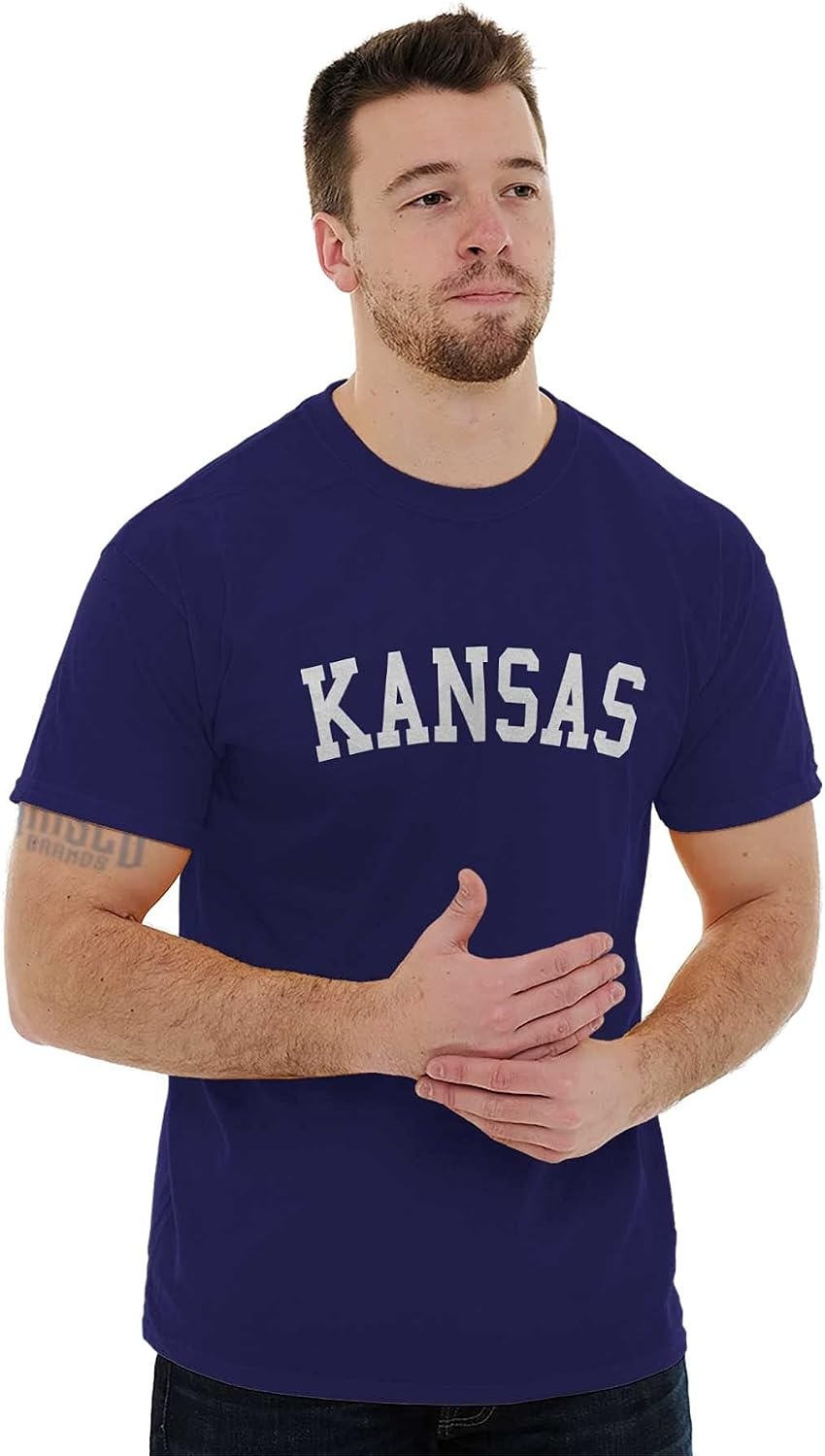 image:imageUSA State Simple Traditional Classic Graphic T Shirt for Men or WomenPurple
