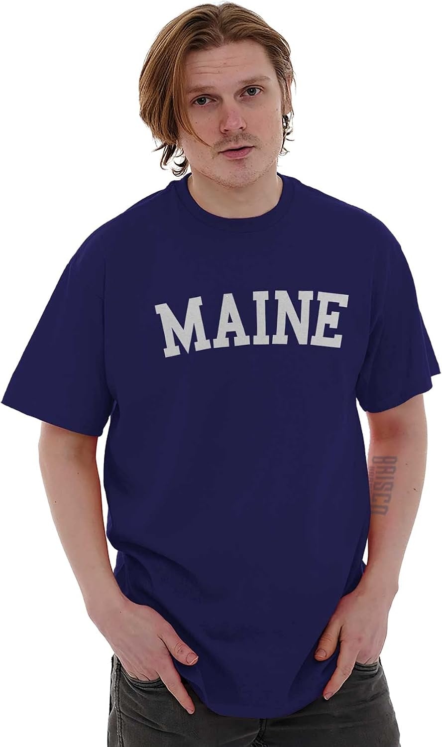 image:imageUSA State Simple Traditional Classic Graphic T Shirt for Men or WomenPurple