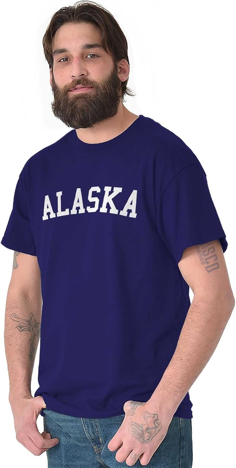 image:imageUSA State Simple Traditional Classic Graphic T Shirt for Men or WomenPurple