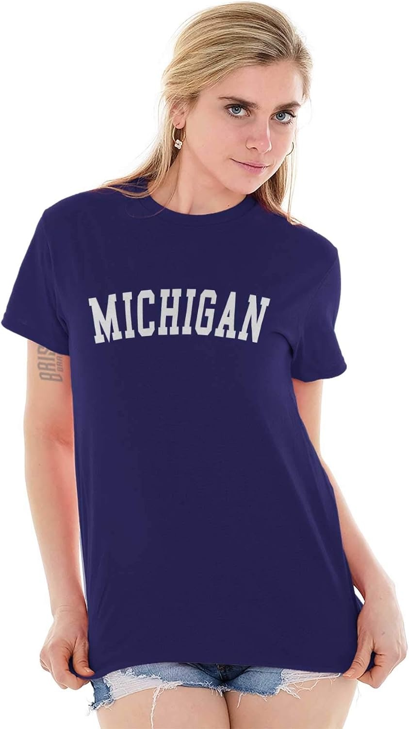 image:imageUSA State Simple Traditional Classic Graphic T Shirt for Men or WomenPurple