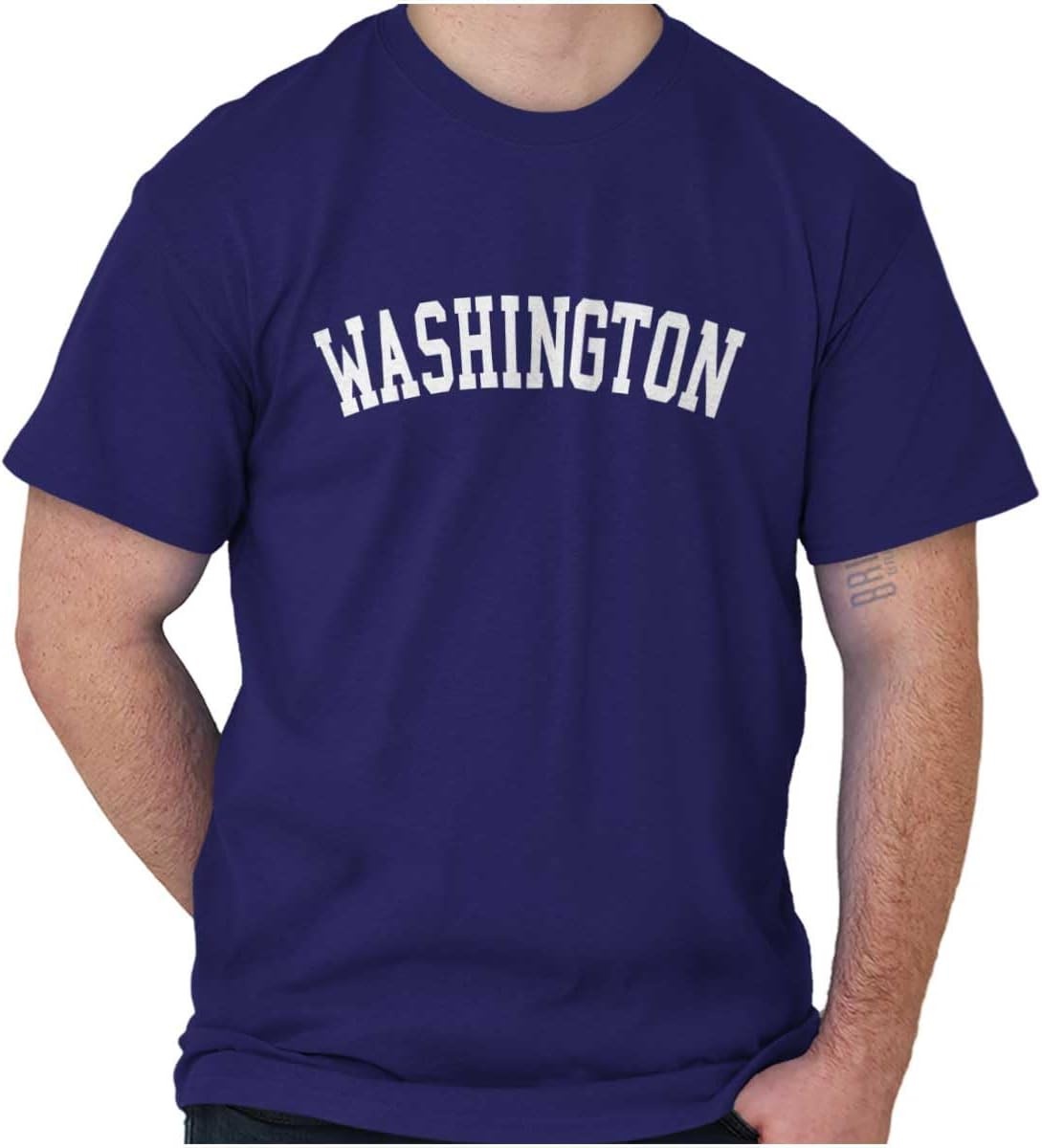 image:imageUSA State Simple Traditional Classic Graphic T Shirt for Men or WomenPurple