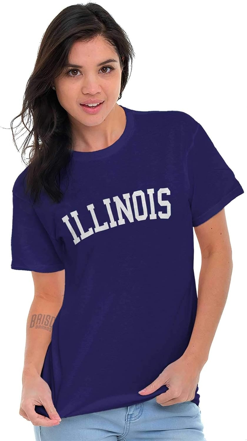 image:imageUSA State Simple Traditional Classic Graphic T Shirt for Men or WomenPurple
