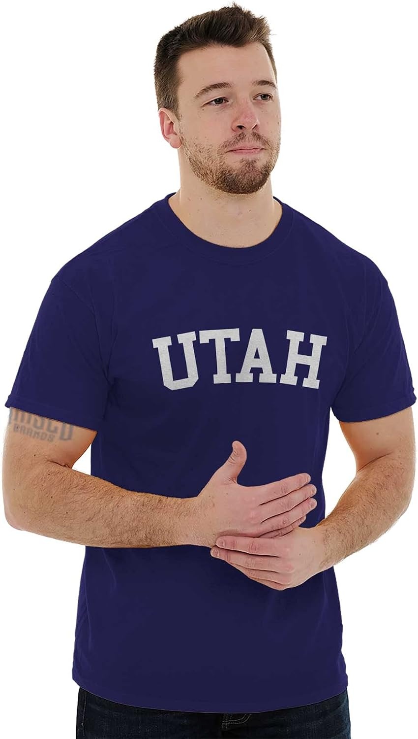 image:imageUSA State Simple Traditional Classic Graphic T Shirt for Men or WomenPurple
