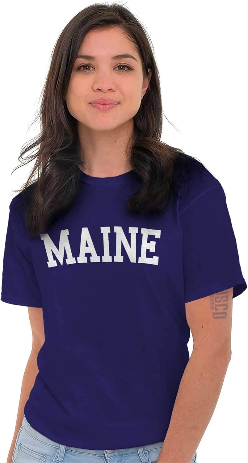 image:imageUSA State Simple Traditional Classic Graphic T Shirt for Men or WomenPurple