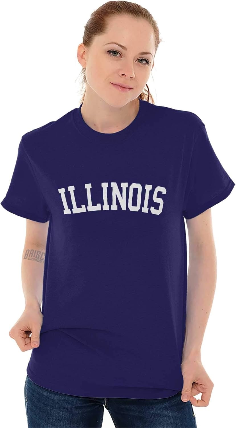 image:imageUSA State Simple Traditional Classic Graphic T Shirt for Men or WomenPurple