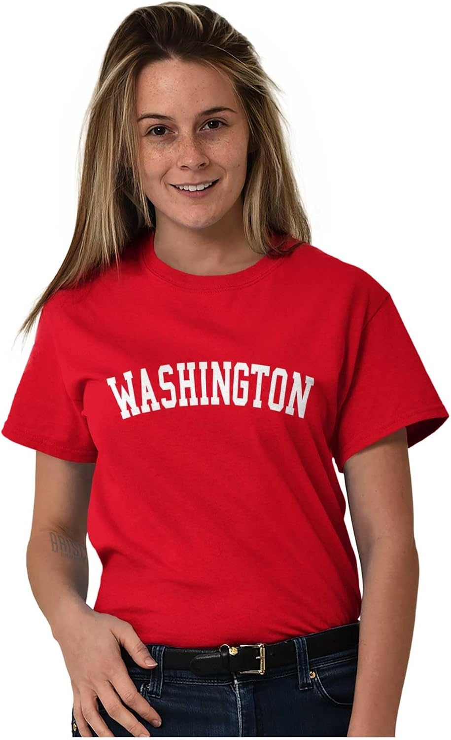 image:imageUSA State Simple Traditional Classic Graphic T Shirt for Men or WomenRed