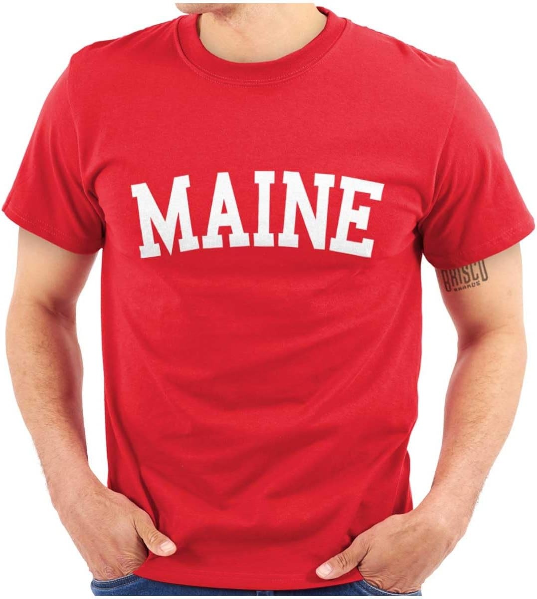 image:imageUSA State Simple Traditional Classic Graphic T Shirt for Men or WomenRed