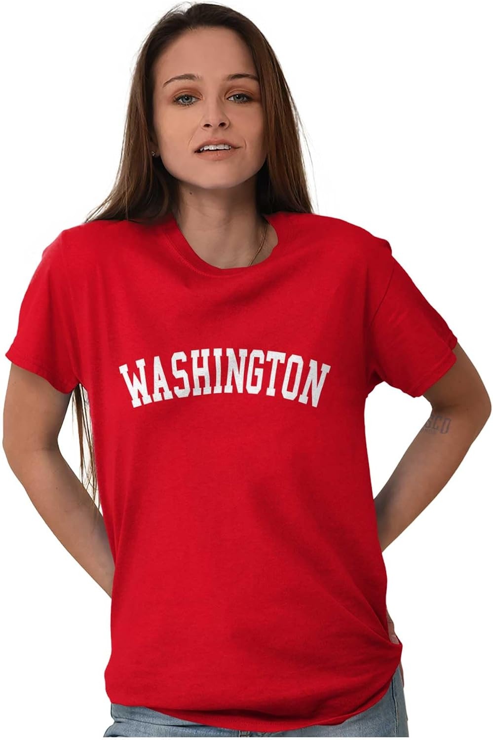 image:imageUSA State Simple Traditional Classic Graphic T Shirt for Men or WomenRed