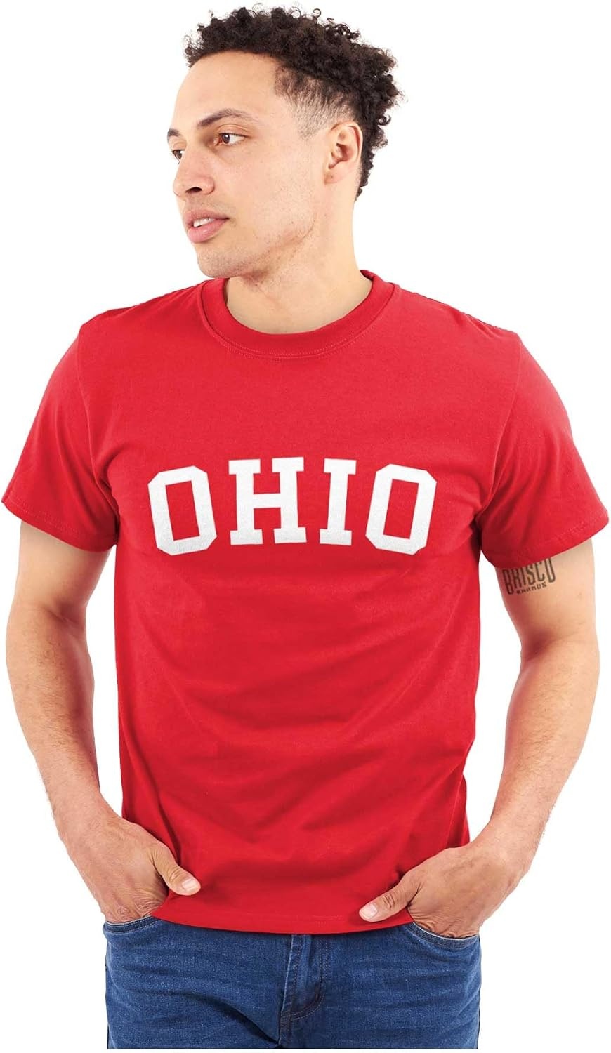 image:imageUSA State Simple Traditional Classic Graphic T Shirt for Men or WomenRed