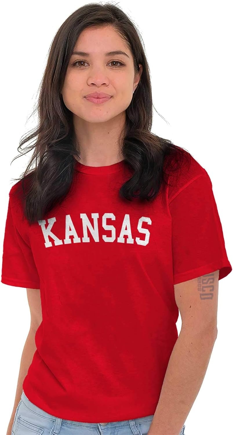 image:imageUSA State Simple Traditional Classic Graphic T Shirt for Men or WomenRed