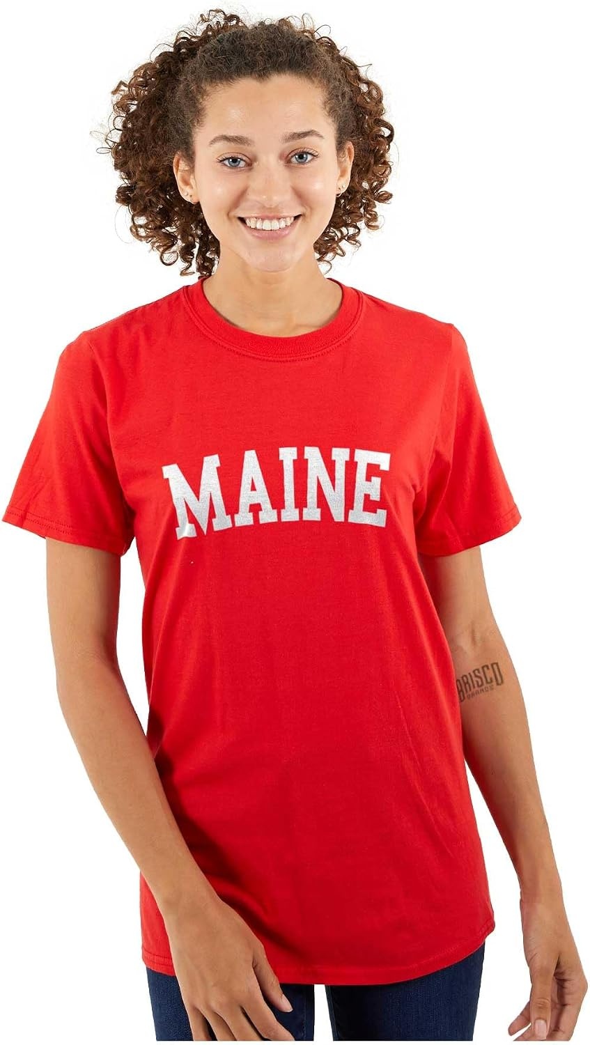 image:imageUSA State Simple Traditional Classic Graphic T Shirt for Men or WomenRed