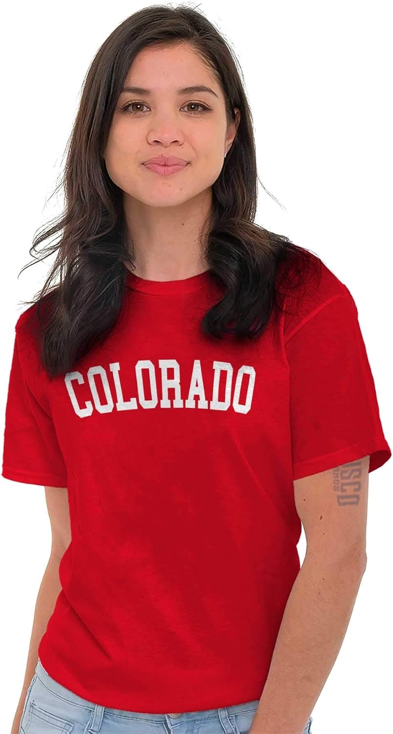 image:imageUSA State Simple Traditional Classic Graphic T Shirt for Men or WomenRed