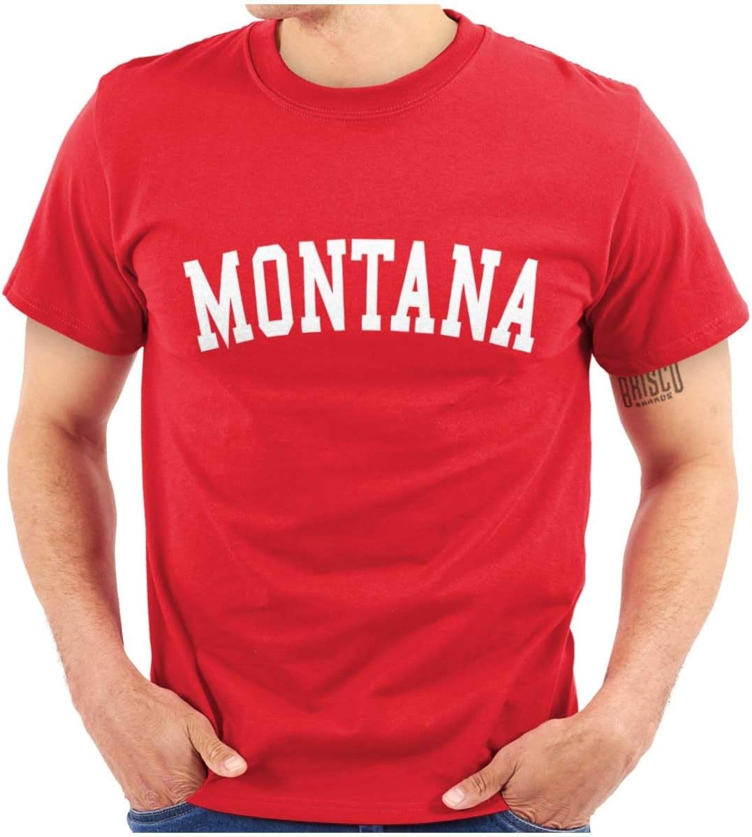 image:imageUSA State Simple Traditional Classic Graphic T Shirt for Men or WomenRed