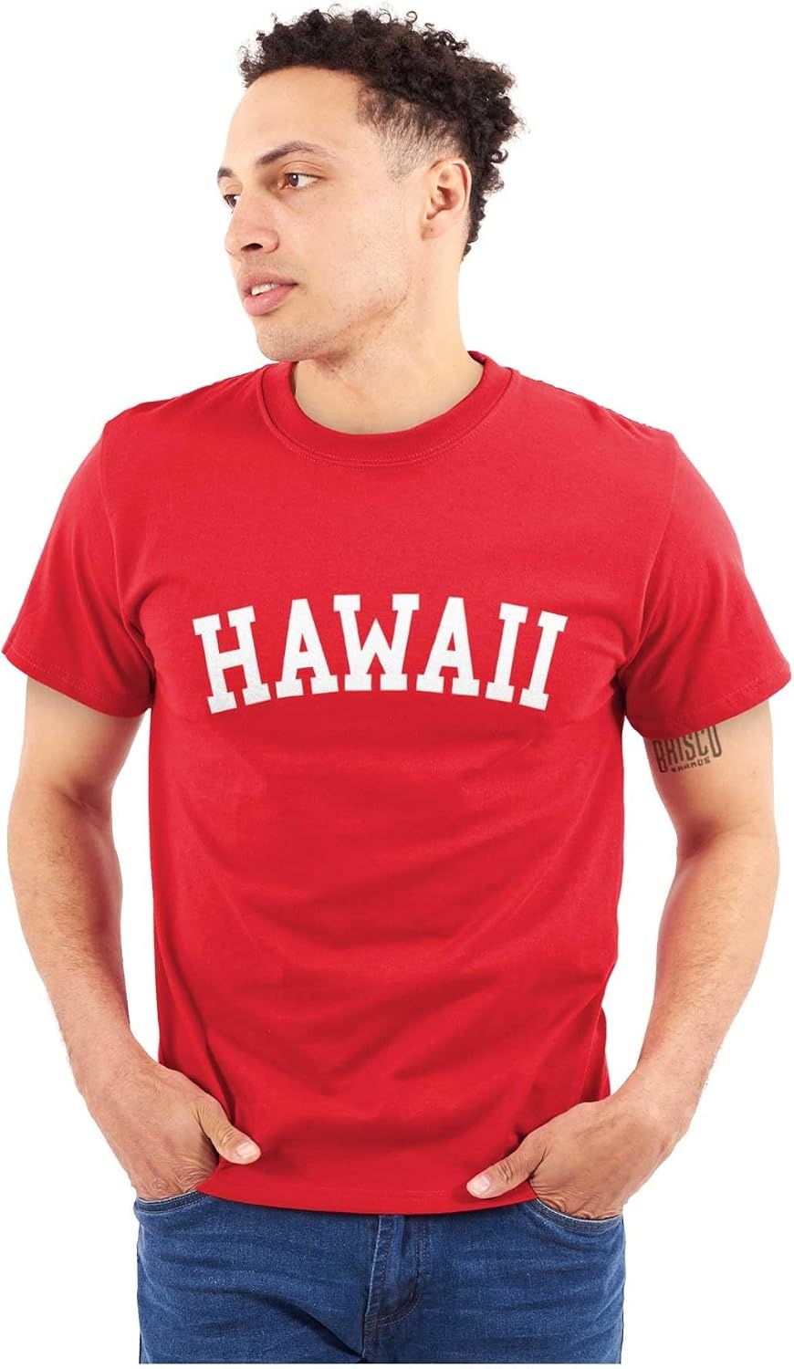 image:imageUSA State Simple Traditional Classic Graphic T Shirt for Men or WomenRed