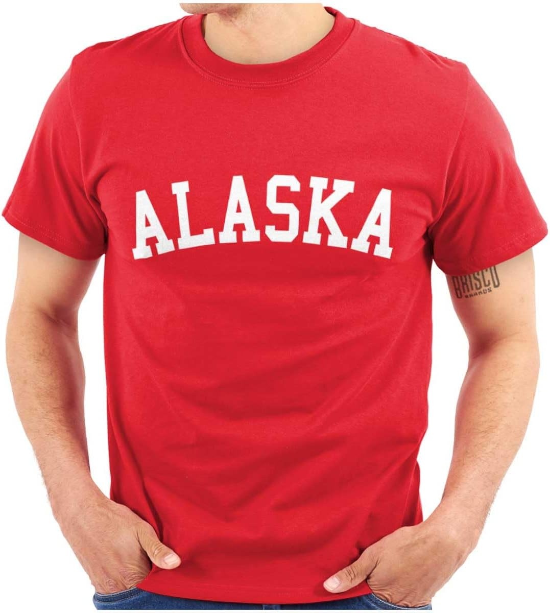 image:imageUSA State Simple Traditional Classic Graphic T Shirt for Men or WomenRed