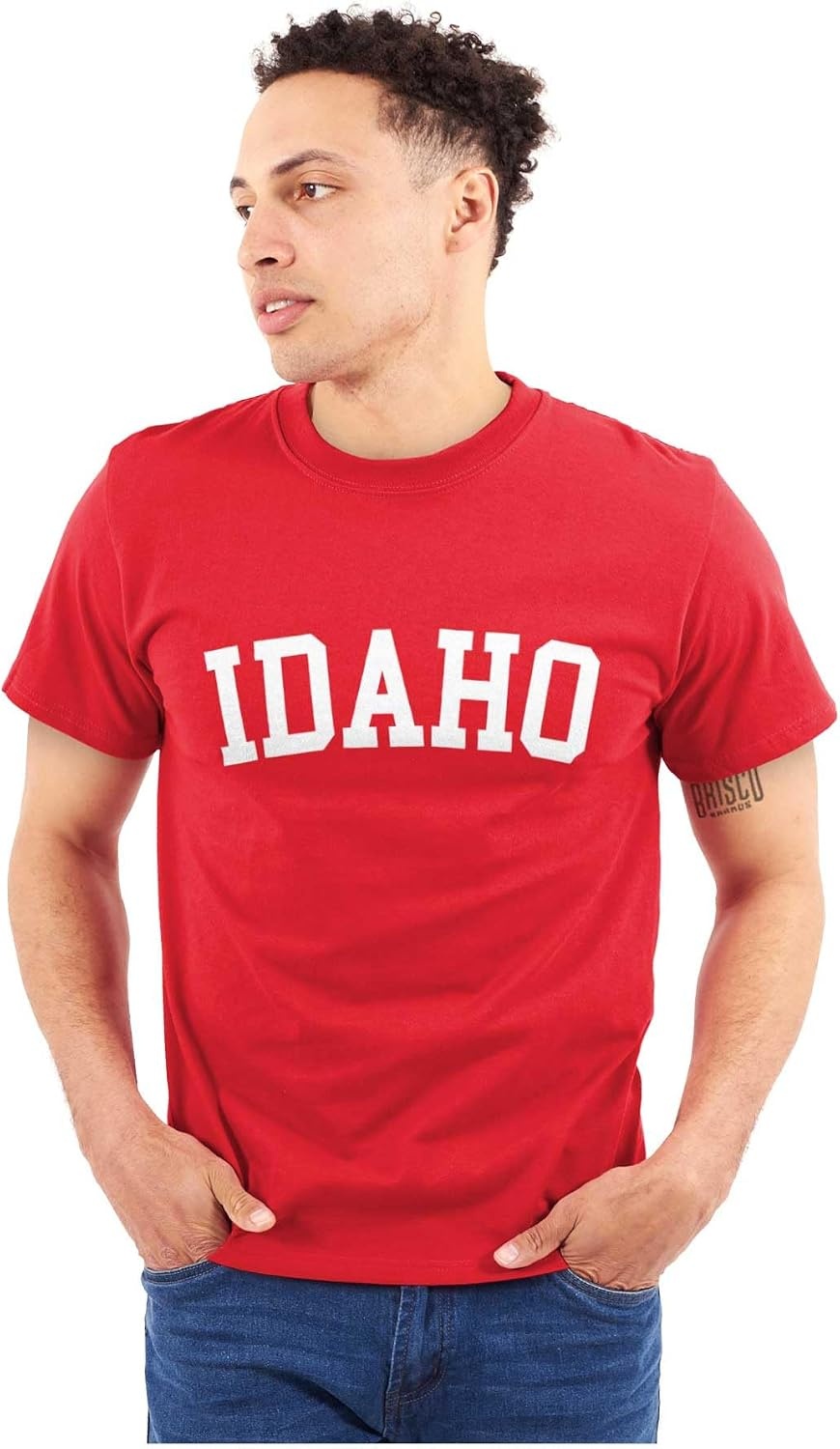 image:imageUSA State Simple Traditional Classic Graphic T Shirt for Men or WomenRed