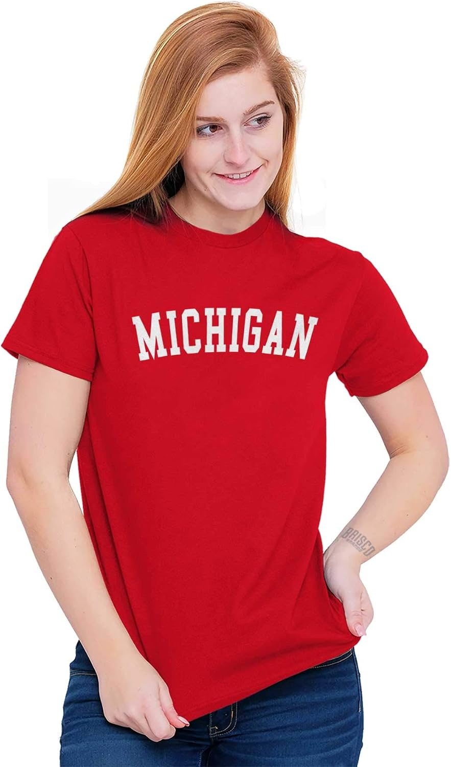 image:imageUSA State Simple Traditional Classic Graphic T Shirt for Men or WomenRed