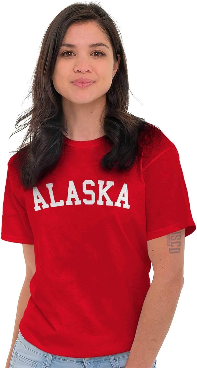 image:imageUSA State Simple Traditional Classic Graphic T Shirt for Men or WomenRed