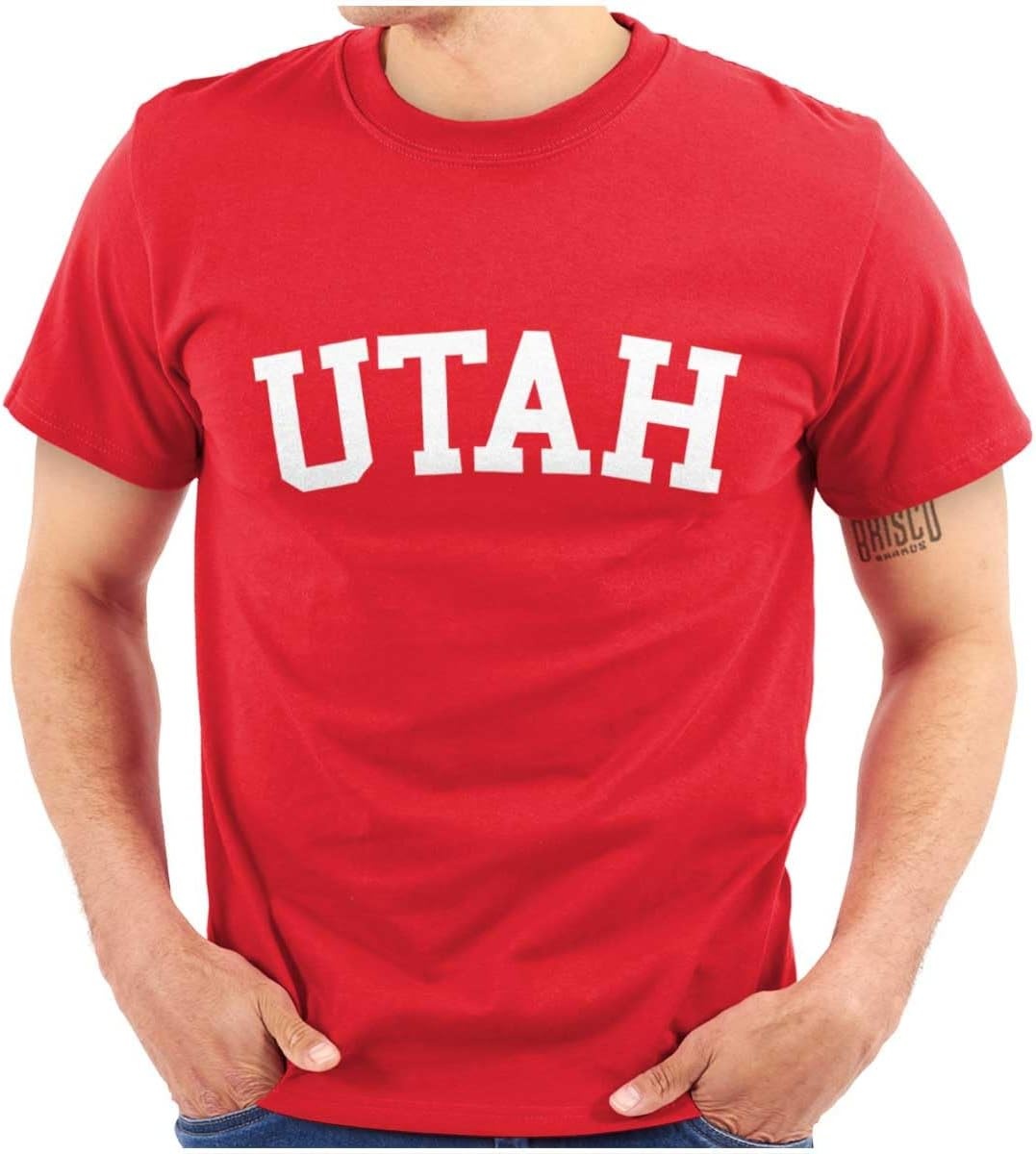image:imageUSA State Simple Traditional Classic Graphic T Shirt for Men or WomenRed