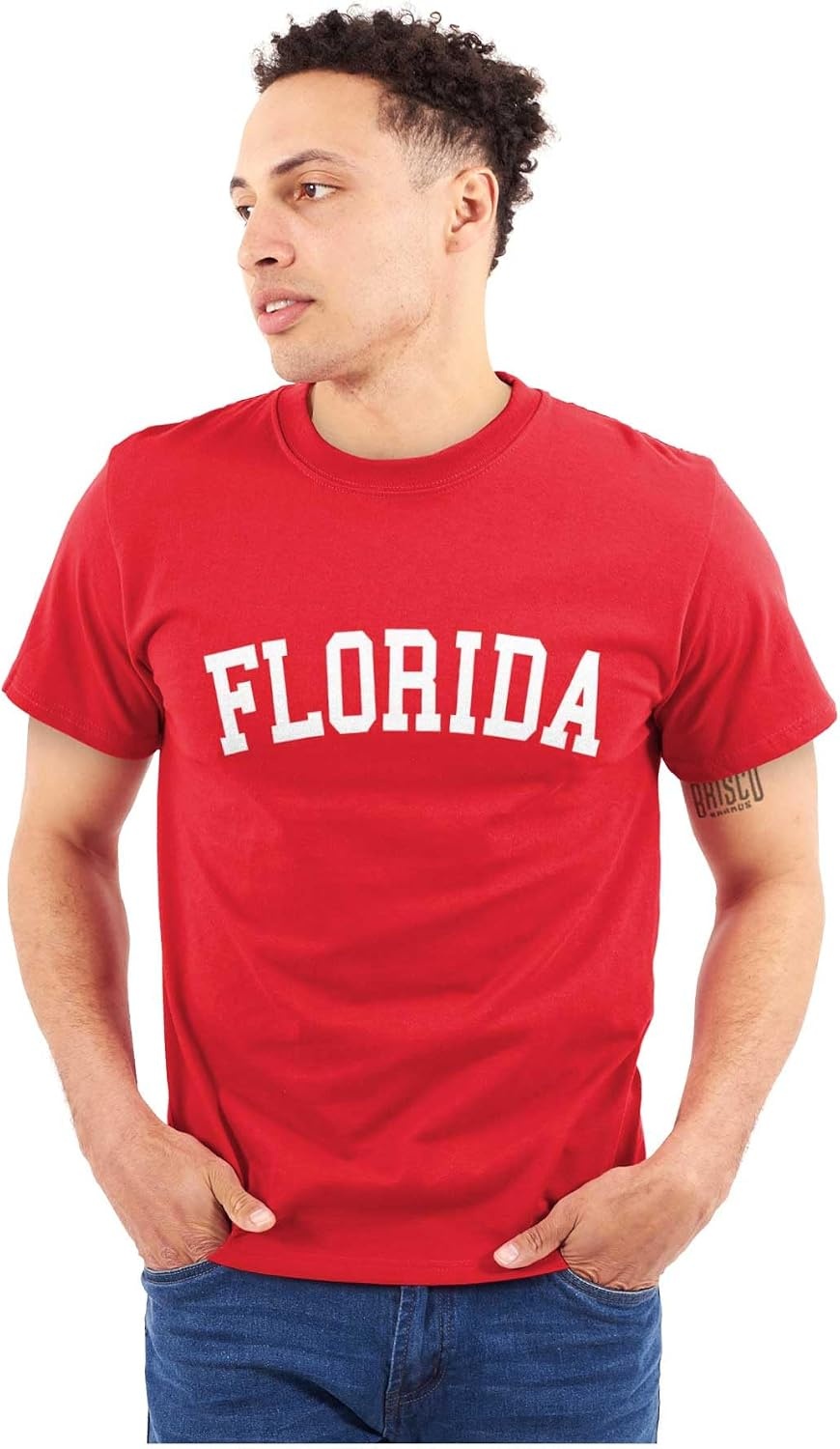image:imageUSA State Simple Traditional Classic Graphic T Shirt for Men or WomenRed
