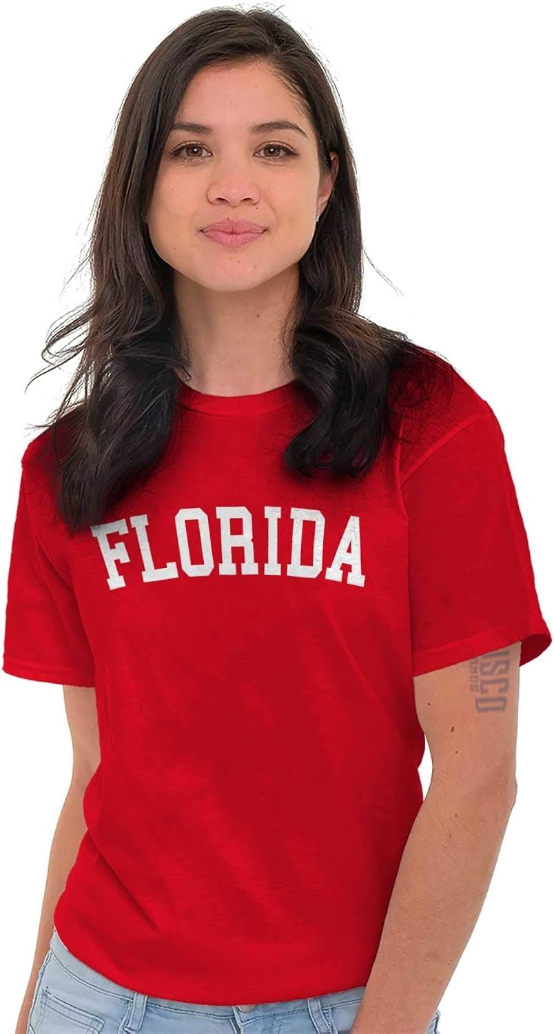 image:imageUSA State Simple Traditional Classic Graphic T Shirt for Men or WomenRed