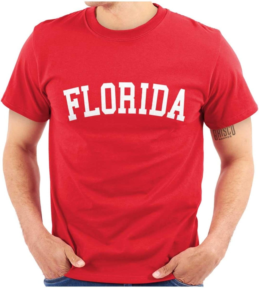 image:imageUSA State Simple Traditional Classic Graphic T Shirt for Men or WomenRed