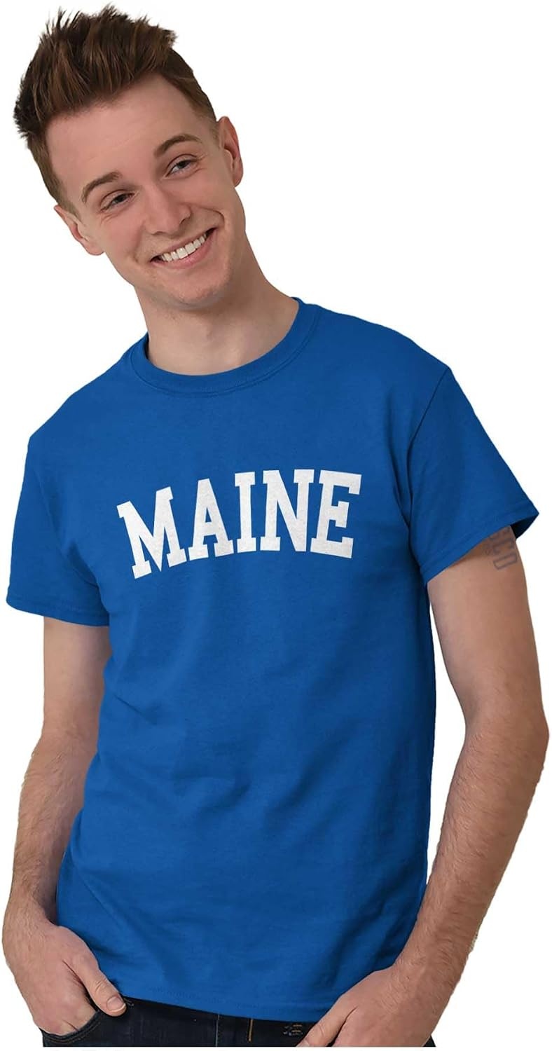 image:imageUSA State Simple Traditional Classic Graphic T Shirt for Men or WomenRoyal