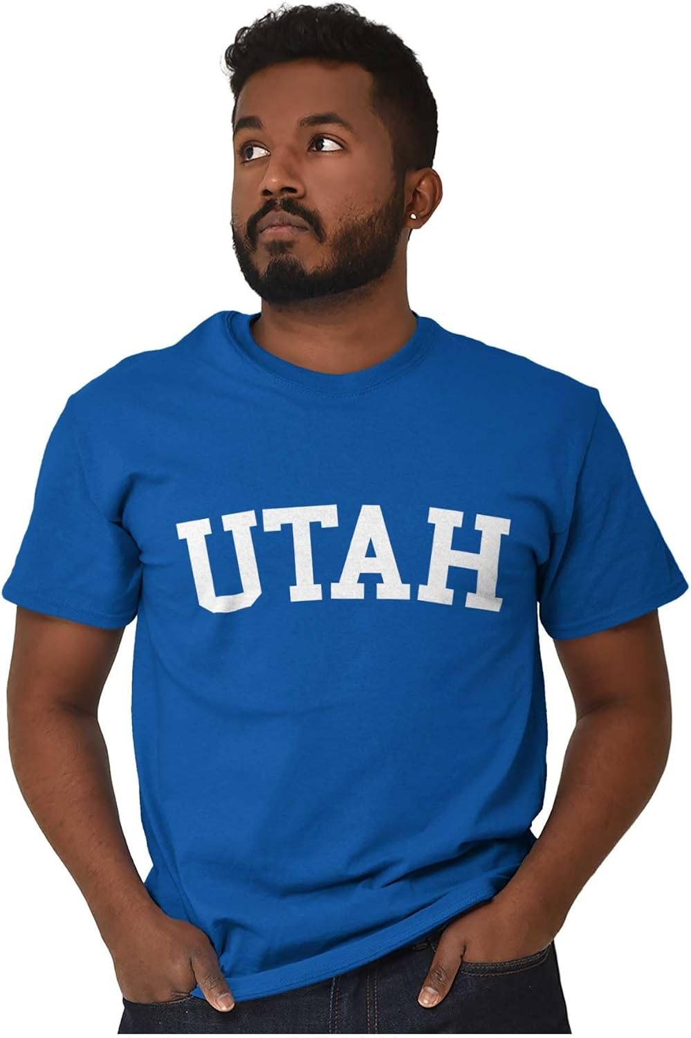 image:imageUSA State Simple Traditional Classic Graphic T Shirt for Men or WomenRoyal