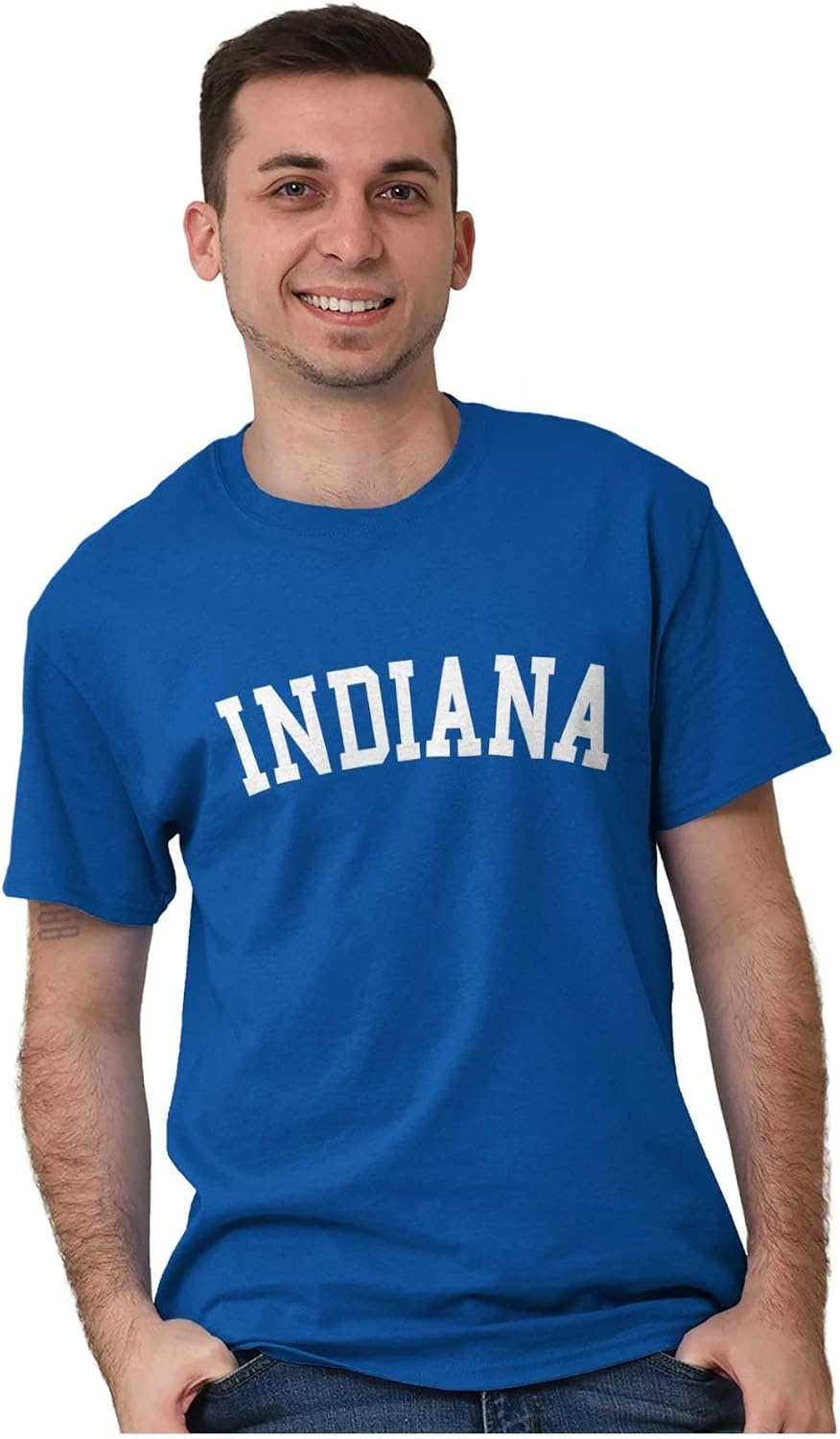 image:imageUSA State Simple Traditional Classic Graphic T Shirt for Men or WomenRoyal