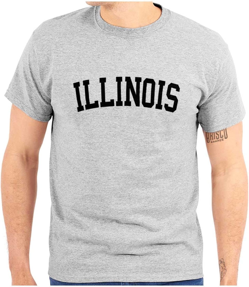 image:imageUSA State Simple Traditional Classic Graphic T Shirt for Men or WomenSport Grey