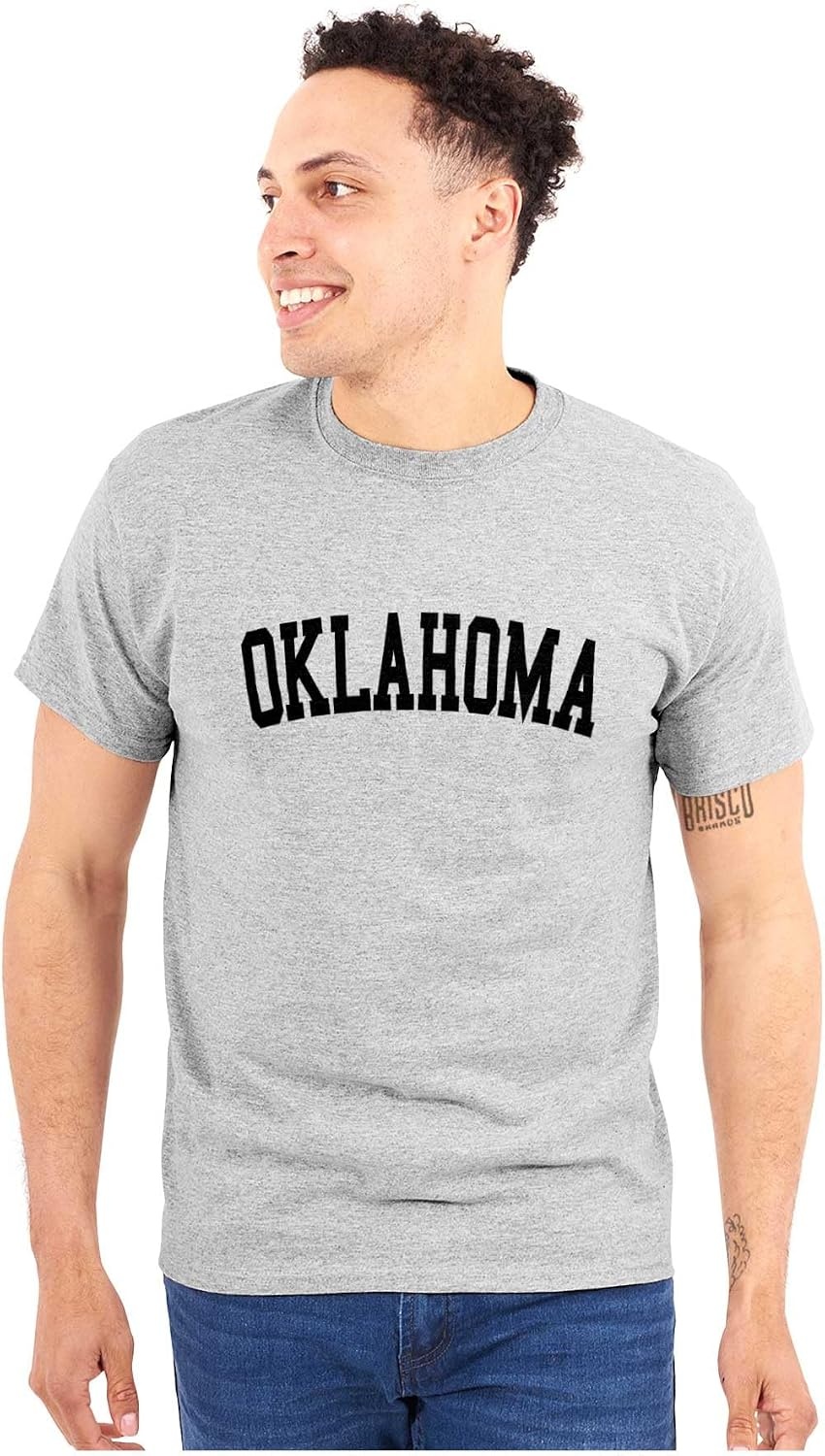 image:imageUSA State Simple Traditional Classic Graphic T Shirt for Men or WomenSport Grey