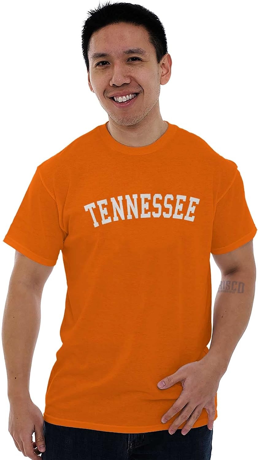 image:imageUSA State Simple Traditional Classic Graphic T Shirt for Men or WomenTennessee Orange