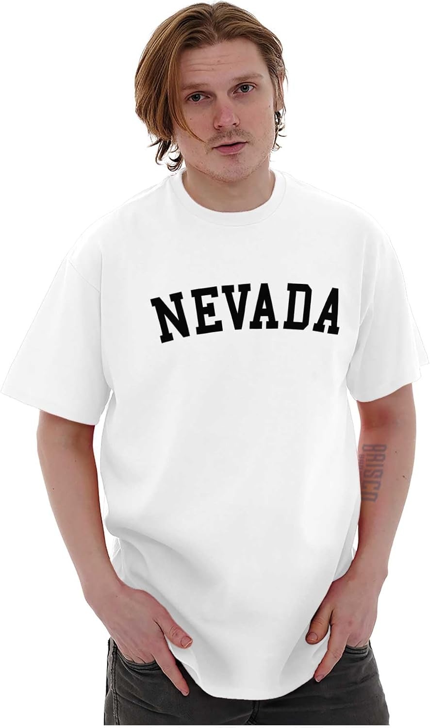 image:imageUSA State Simple Traditional Classic Graphic T Shirt for Men or WomenWhite