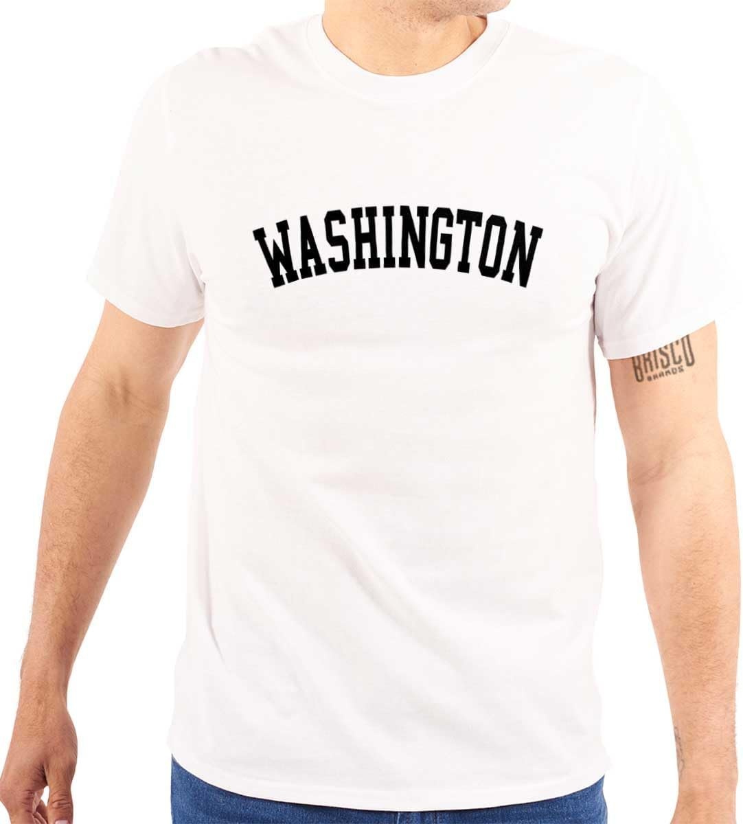 image:imageUSA State Simple Traditional Classic Graphic T Shirt for Men or WomenWhite