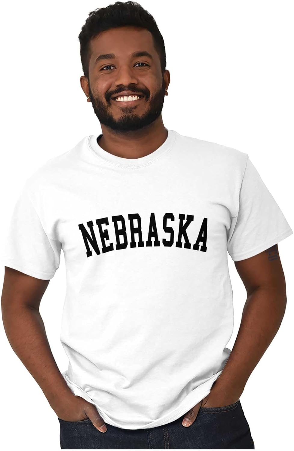 image:imageUSA State Simple Traditional Classic Graphic T Shirt for Men or WomenWhite