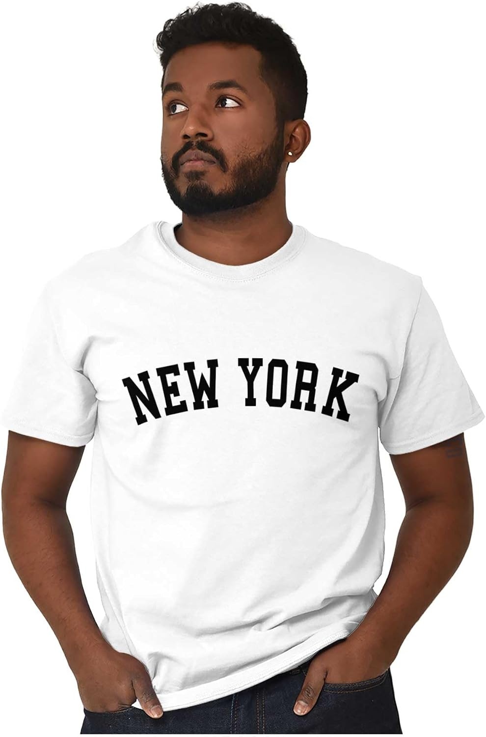 image:imageUSA State Simple Traditional Classic Graphic T Shirt for Men or WomenWhite