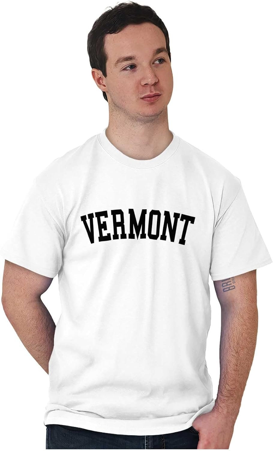 image:imageUSA State Simple Traditional Classic Graphic T Shirt for Men or WomenWhite