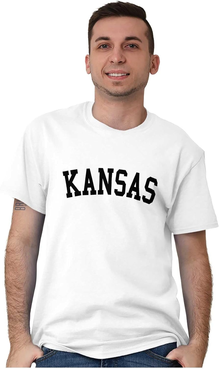 image:imageUSA State Simple Traditional Classic Graphic T Shirt for Men or WomenWhite