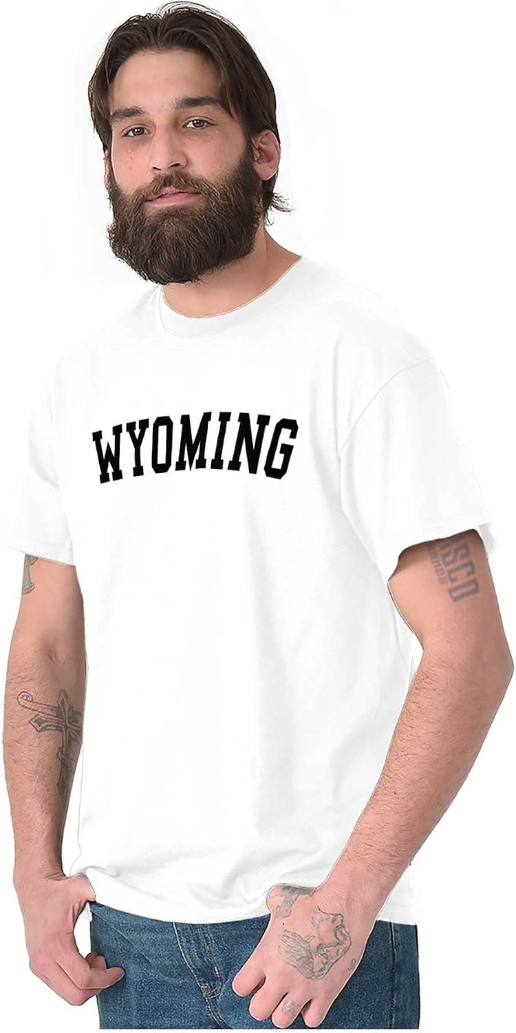 image:imageUSA State Simple Traditional Classic Graphic T Shirt for Men or WomenWhite