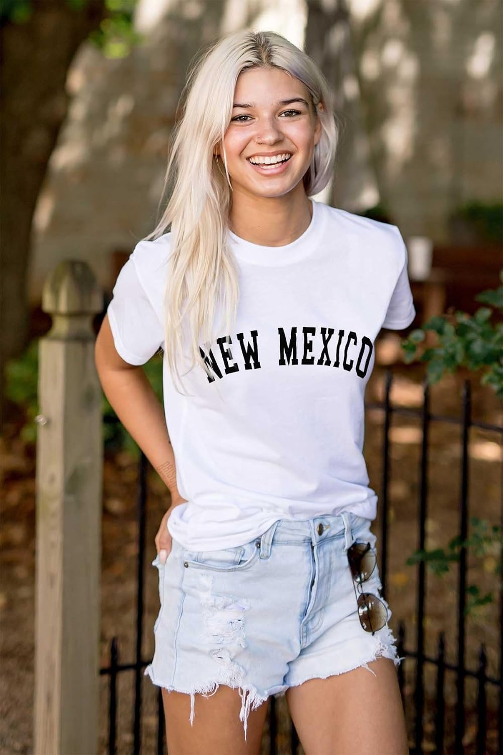 image:imageUSA State Simple Traditional Classic Graphic T Shirt for Men or WomenWhite