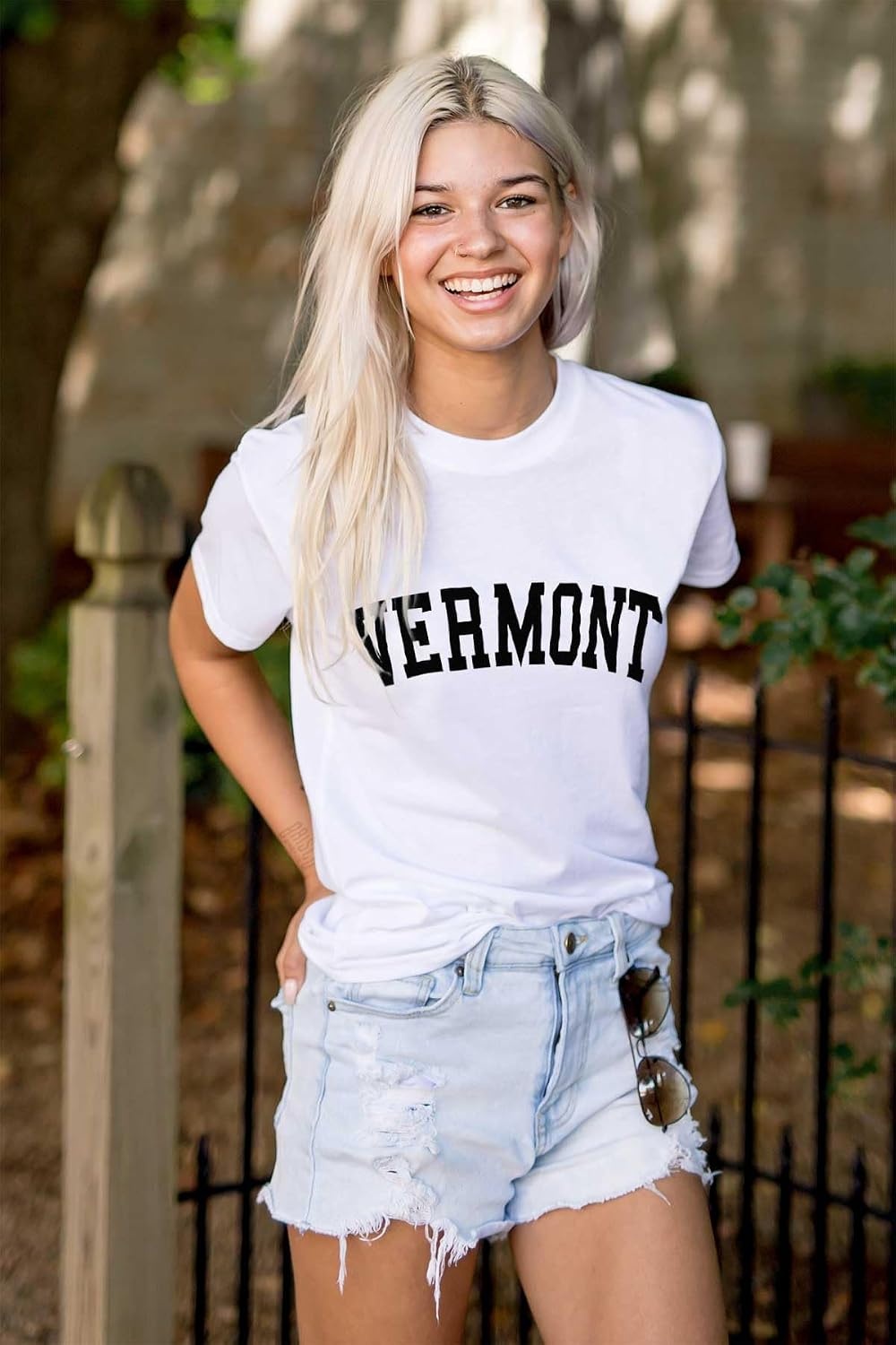 image:imageUSA State Simple Traditional Classic Graphic T Shirt for Men or WomenWhite