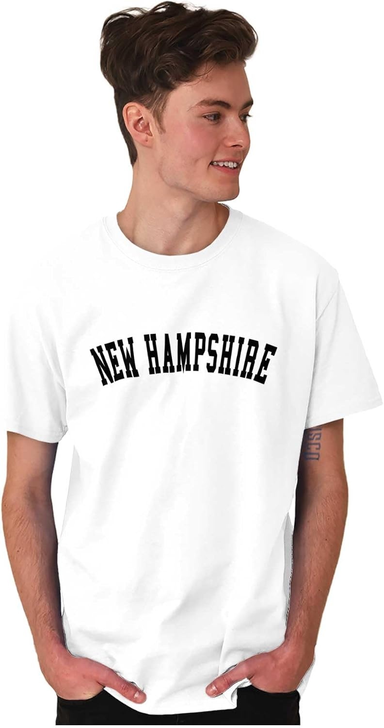 image:imageUSA State Simple Traditional Classic Graphic T Shirt for Men or WomenWhite