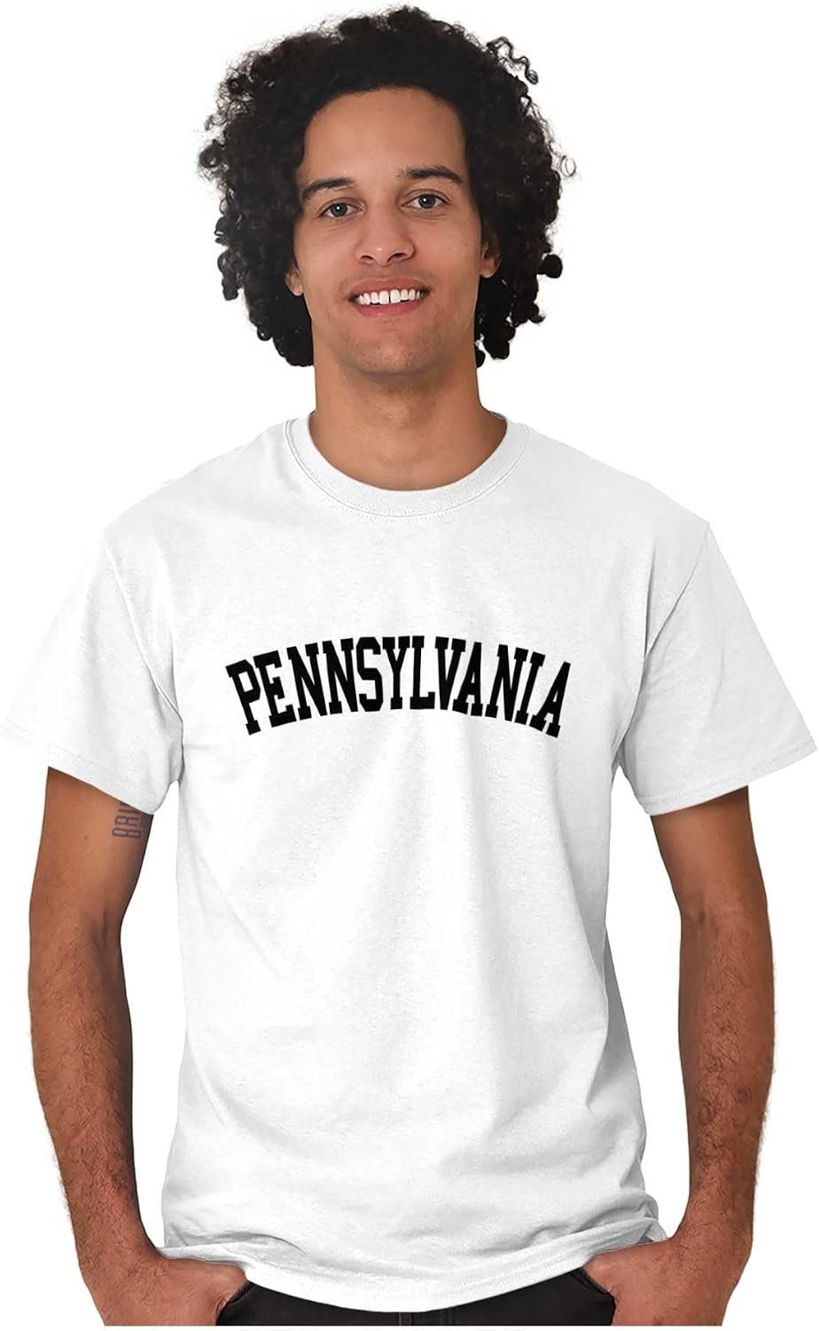 image:imageUSA State Simple Traditional Classic Graphic T Shirt for Men or WomenWhite