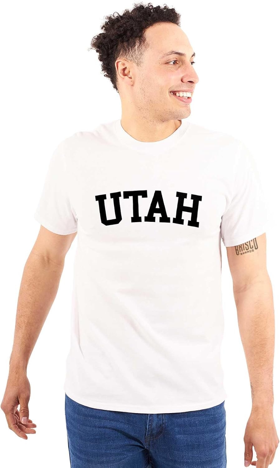 image:imageUSA State Simple Traditional Classic Graphic T Shirt for Men or WomenWhite