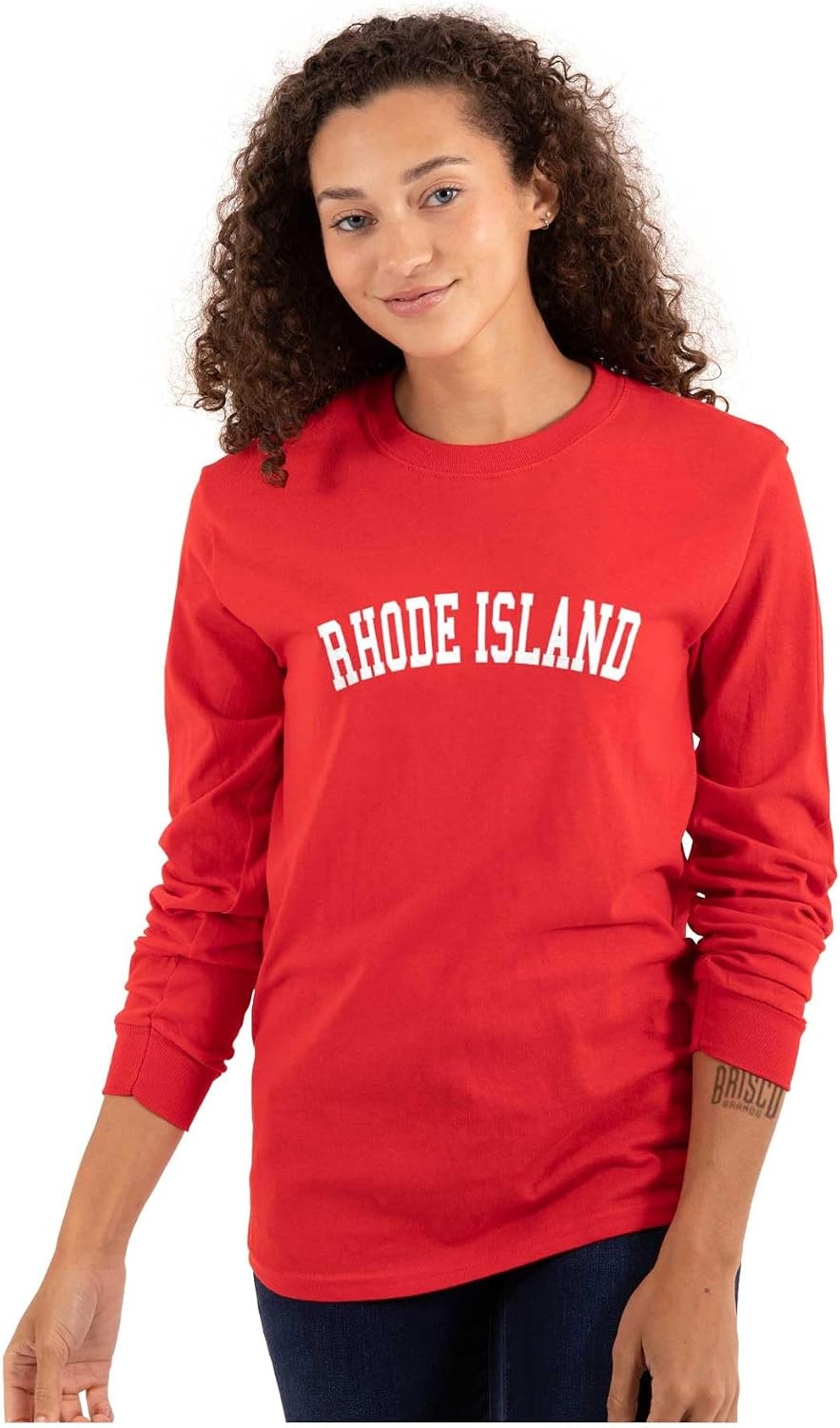 image:imageUSA State Simple Traditional Classic Long Sleeve Tshirt Men and WomenRed