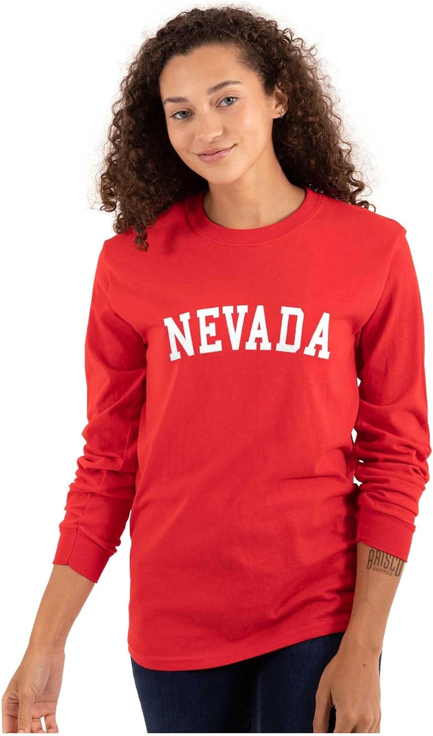 image:imageUSA State Simple Traditional Classic Long Sleeve Tshirt Men and WomenRed
