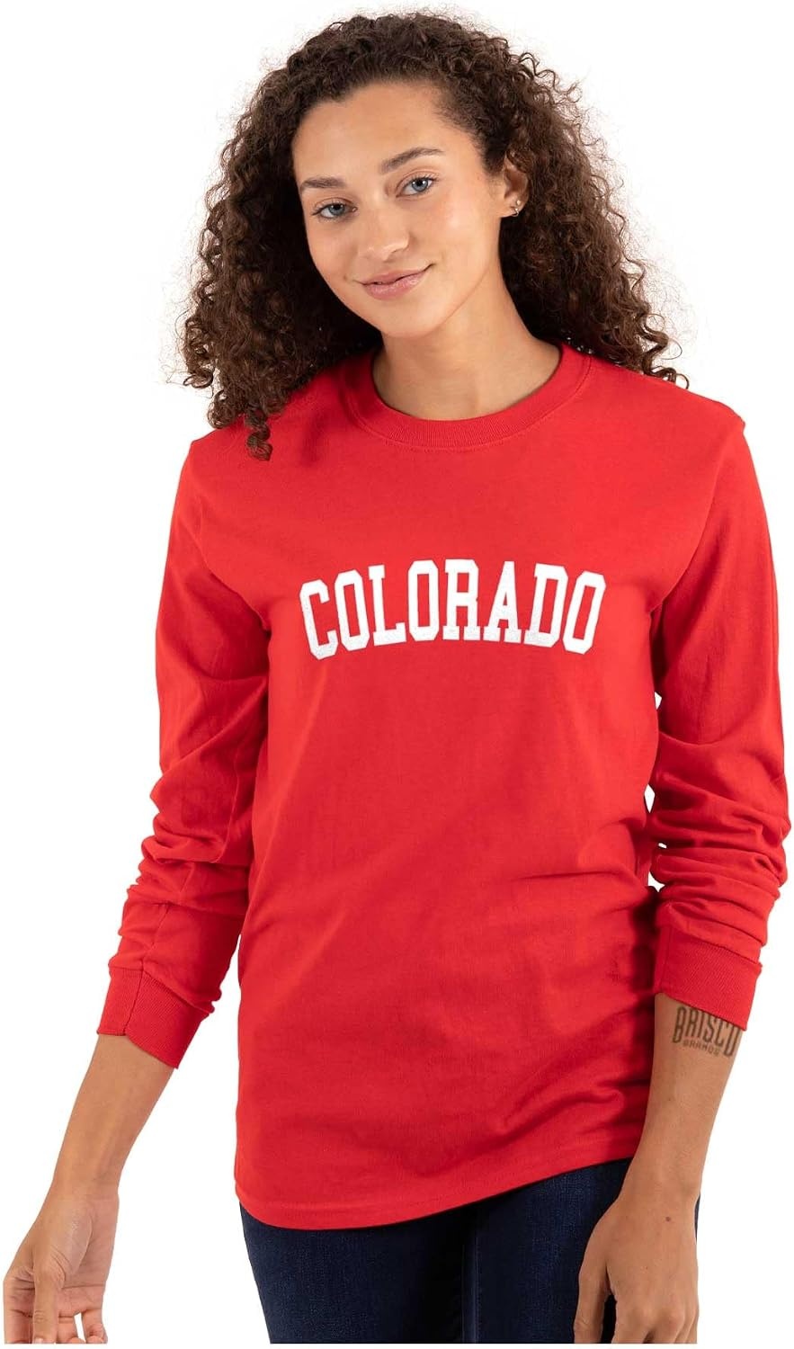 image:imageUSA State Simple Traditional Classic Long Sleeve Tshirt Men and WomenRed