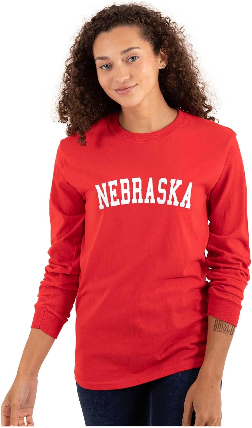 image:imageUSA State Simple Traditional Classic Long Sleeve Tshirt Men and WomenRed